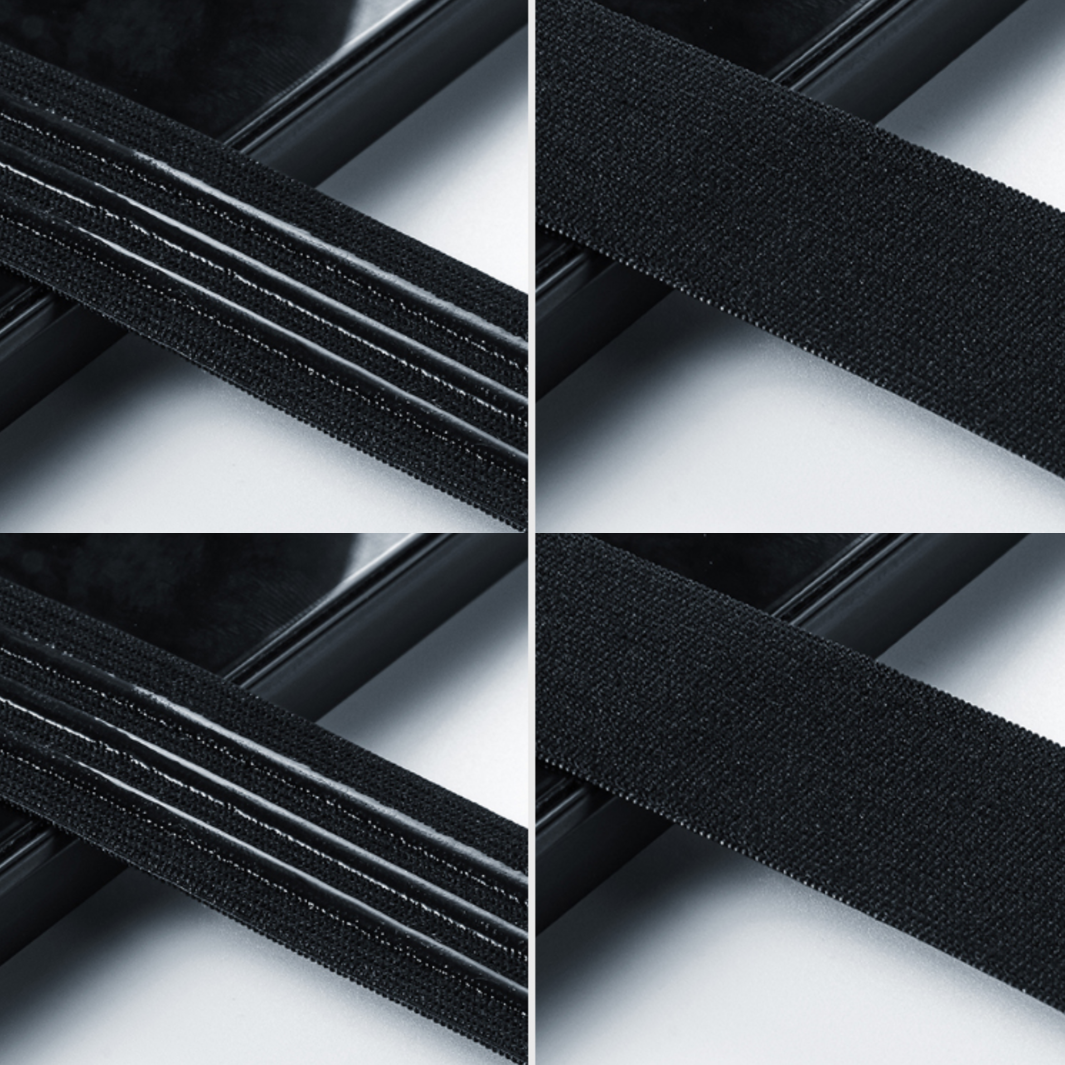 RB010 Three Straight anti slip band  2.5CM White and Black.png