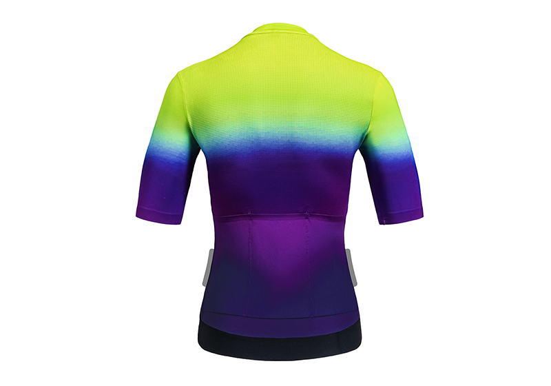 RT0049W Women Cycling Jersey-Green/Purple