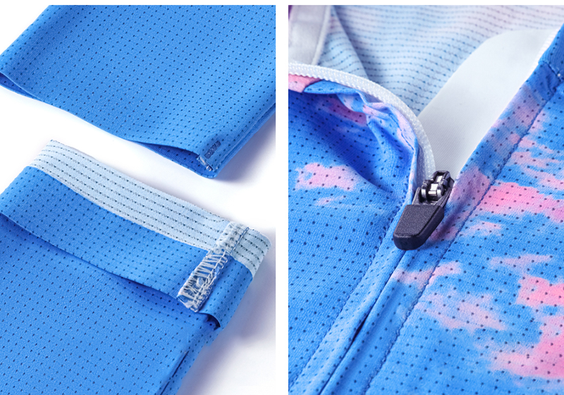 RT0039 Men's Carbon Cycling Jersey-Blue