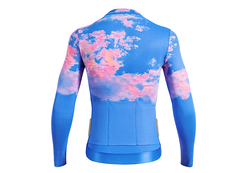RT0039 Men's Carbon Cycling Jersey-Blue