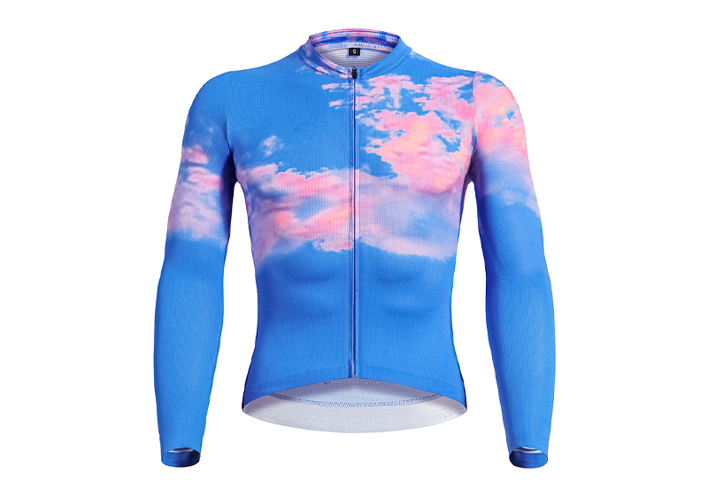 RT0039 Men's Carbon Cycling Jersey-Blue