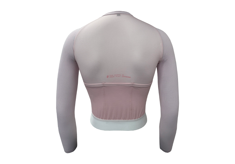 RT0048W Women Long Sleeve Cycling Jersey-Pink
