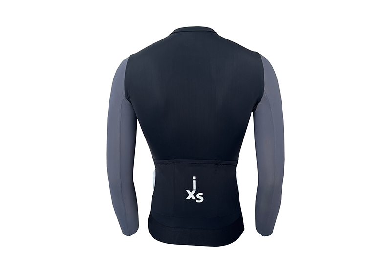 RT0038 Men&rsquo;s Pro Cycling Long Sleeve Jersey Dark Grey