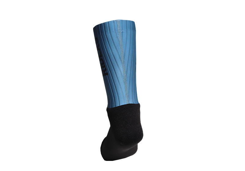 RA0029 Cycling Aero Socks-Blue-Grey