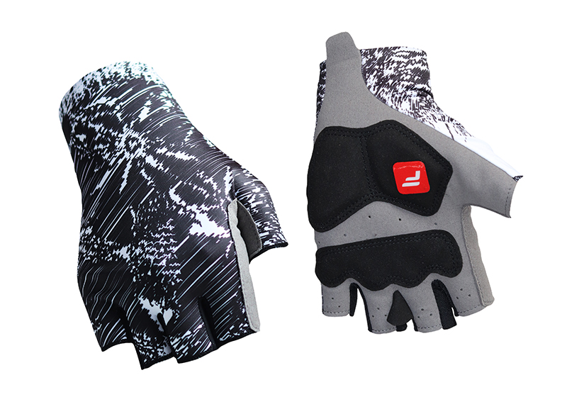 RA0094 Half Finger Gloves White & Black